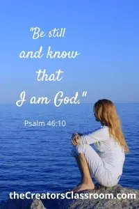 be still and know that i am god
