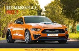 0001 number plate price