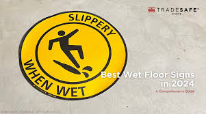 slippery when wet sign​